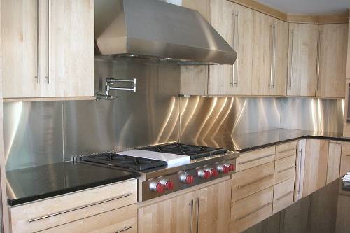 stainless steel kitchen